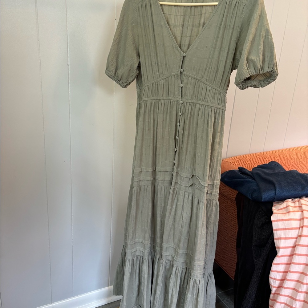 Sage Green Maxi Dress
